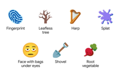 In het kader van World Emoji Day brengt Google in september van dit jaar 7 nieuwe emoji's uit. (Bron: Google)