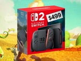 Prijskaartje Nintendo Switch 2 toont 499 dollar