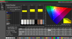 ColorChecker vóór kalibratie (P3)