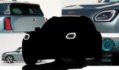 Er zijn opnieuw vermoedelijke afbeeldingen van de nieuwe Mini Countryman EV online gelekt, die een deel van de ontwerpbenadering van het nieuwe voertuig onthullen. (Afbeelding bron: cochespias1 op Instagram / Mini - bewerkt)