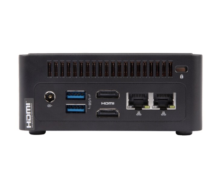 De System76 Meerkat mini PC heeft dubbele 2.5G Ethernetpoorten. (Afbeeldingsbron: System76)