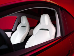 De racy Tesla Model Y Performance kuipstoelen. (Afbeeldingsbron: Tesla)