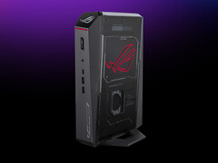 De configuratie met Intel Core Ultra 9 275HX en RTX 5080 Laptop GPU kost $2.840. Afgebeeld: de mini PC. (Afbeeldingsbron: Asus)