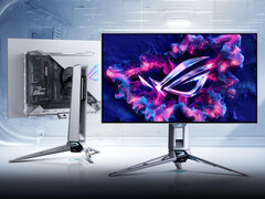 De Asus ROG Swift OLED PG27AQWP-W heeft een semi-transparant ontwerp, in tegenstelling tot veel gelijkwaardige monitoren. (Afbeeldingsbron: Asus)