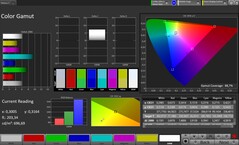 CalMAN kleurruimte sRGB