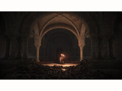 Een screenshot van het spel A Plague Tale: Innocence dat de gameplay-mechanieken en graphics laat zien. (Afbeelding Bron: Steam)