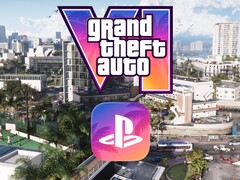 Het logo van GTA 6 wordt weergegeven naast het pictogram van de PlayStation-app