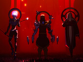 Gatekeeper Steam teaser met drie poortwachters op een rode achtergrond