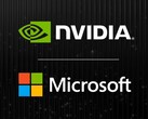 Nvidia- en Microsoft-logo's worden getoond (Afbeeldingsbron: Nvidia-blog met bewerkingen)