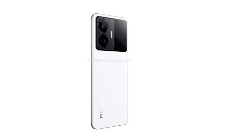 De nieuwe render van de "Realme GT Neo 5". (Bron: OnLeak via SmartPrix)