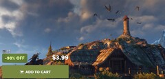 Minder dan $5,00 voor de basisversie van het spel! Een fantastische deal voor iedereen die zich voor het eerst in dit epos wil storten. (Afbeelding bron : Steam, Humble Bundle, bewerkt)