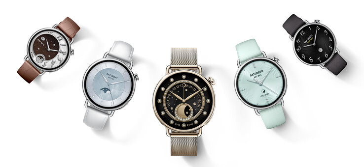 Xiaomi verkoopt de Watch S4 41 mm met verschillende afwerkingen in China. (Afbeeldingsbron: Xiaomi)