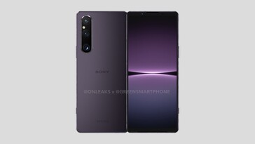 Xperia 1 V (Beeldbron: GreenSmartphones/@OnLeaks)