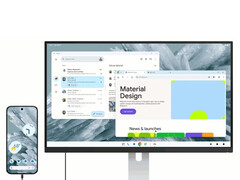 De desktopmodus van Google werkt onafhankelijk van wat een Pixel-smartphone op het scherm laat zien. (Afbeeldingsbron: Google)