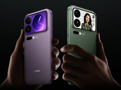 De Xiaomi 17 Pro en Xiaomi 17 Pro Max wijken af van de meeste candybarsmartphones met relatief grote secundaire schermen. (Afbeeldingsbron: Xiaomi)