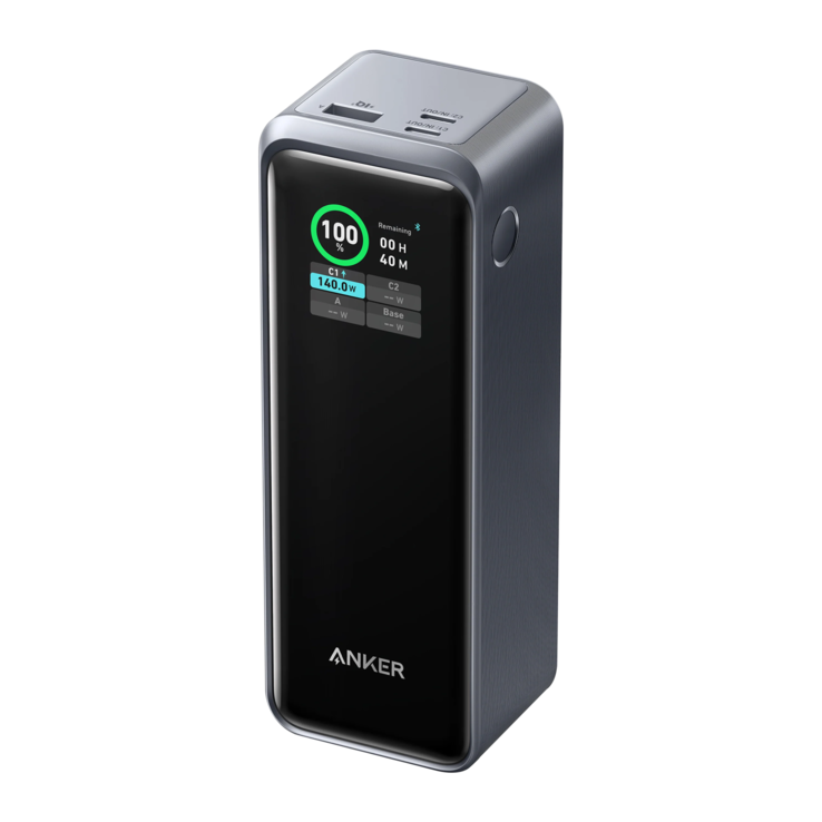 De Anker Prime 27.650 mAh Power Bank (250W). (Afbeelding bron: Anker)