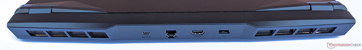 Achterkant: 1x USB Type-C 3.2 Gen. 2, Gigabit LAN, HDMI, stroomvoorziening