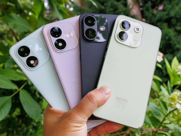 De wereldwijde Redmi Note 17-serie (Pro Max uiterst rechts)
