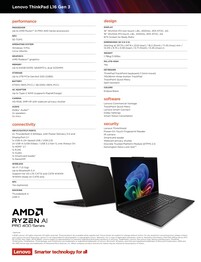 Lenovo ThinkPad L16 Gen 3 AMD specificaties.