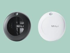 De MiTag Duo is verkrijgbaar in twee kleuropties en wordt geleverd met een sleutelhanger. (Afbeeldingsbron: MiLi) 
