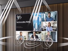 QH115FX: Groot mini-LED-scherm voor professionals. (Afbeeldingsbron: Samsung)