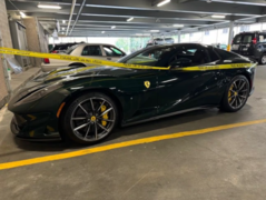 De Ferrari 812 GTS, gestolen in Greenwich en teruggevonden door de politie van Waterbury, dankzij Apple's AirPods. (Afbeelding bron: Waterbury Politie)
