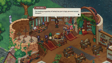 Afbeelding: Een screenshot van de gameplay van Witchbrook.