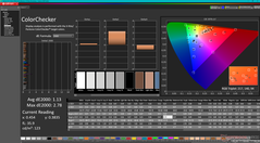 ColorChecker vóór kalibratie