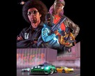 Artistieke weergave van een GTA Online overval. (Afbeeldingsbron: Rockstar)