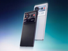 De Nubia Z80 Ultra in zijn twee lanceringskleuren.