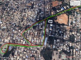 Navigatie testrit op de weg