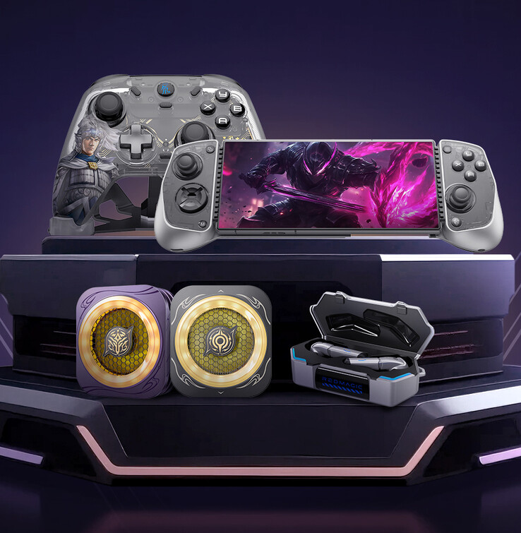 De nieuwe Blade Controller is een van de verschillende game-accessoires die RedMagic tegelijkertijd heeft geïntroduceerd. (Afbeeldingsbron: RedMagic)