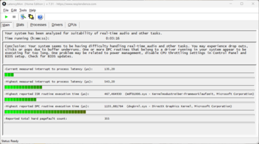 LatencyMon - Overzicht