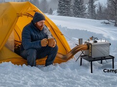  De draagbare BougeRV Diesel kachel biedt 5 kW verwarmingsvermogen (Afbeelding bron: BougeRV)