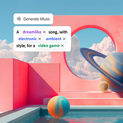Met Adobe Firefly: Generate Music kunt u snel en eenvoudig originele muzieknummers maken die vrij zijn voor commercieel gebruik