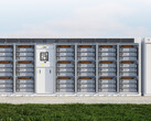 Megapacks voor gebruik van CATL- en BYD-batterijen (Afbeelding: Tesla)