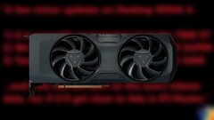 De AMD Radeon RX 7700 XT heeft 12 GB GDDR6 VRAM en 54 Compute Units. (Bron: AMD/Moore&#039;s Law Is Dead-bewerkt)