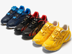De Sega x Puma Capsule Collection Sonic Racing Crossworlds samenwerking afgebeeld (bron: Puma)