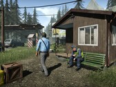 Een afbeelding met personages uit Contraband Police, nu met 62% korting op Steam.