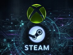 Xbox- en Steam-logo's worden weergegeven