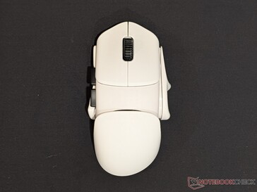 Mijn voorkeursconfiguratie met één linker spacer, twee rechter spacers, twee hump spacers, Latch grip, Xtra Claw Grip en High hump.