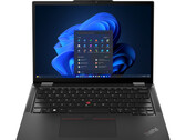 De ThinkPad X13 2-in-1 Gen 5 weegt slechts 1,2 kg als deze is geconfigureerd met een 41 Wh batterij en een zwarte bovenklep. (Afbeeldingsbron: Lenovo)