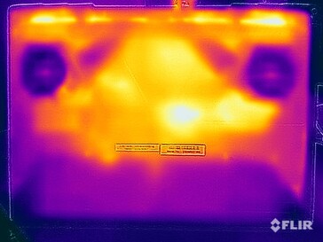 Stresstest oppervlaktetemperaturen (onder)