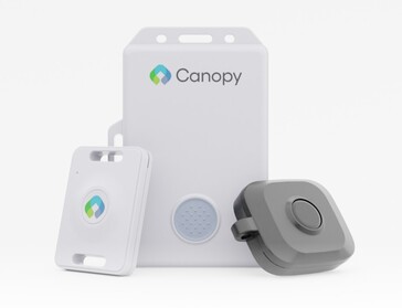Canopy Protect-systeem maakt gebruik van speciale WiFi- en LoRaWAN-netwerken om diep binnenshuis en kilometers buitenshuis dekking te bieden. (Bron: Canopy)