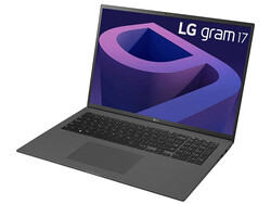 De LG Gram 17 (17Z90Q-G.AA56G), geleverd door LG Duitsland.