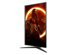 De AGON GAMING 27G2ZN3/BK heeft een zeer verstelbare standaard, gezien zijn prijs. (Afbeeldingsbron: AOC)