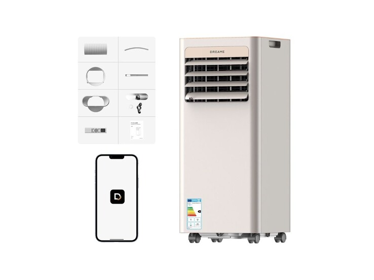De Dreame P-Wind10 draagbare airconditioner