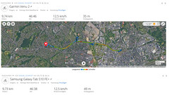 Navigatie: Galaxy Tab S10 FE+ vs. Garmin Venu 2