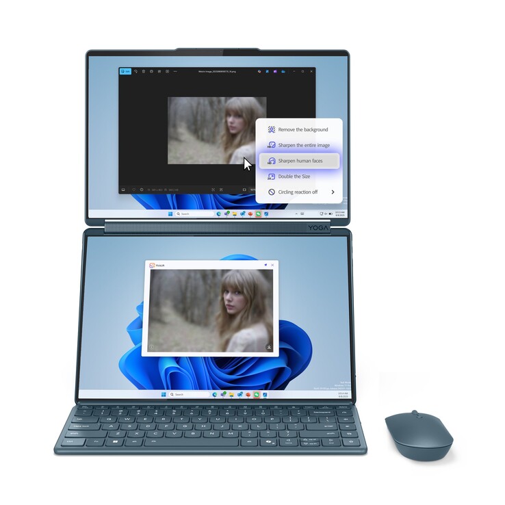 De AI-gestuurde editor kan vanaf elk scherm worden geactiveerd. (Afbeeldingsbron: Lenovo)