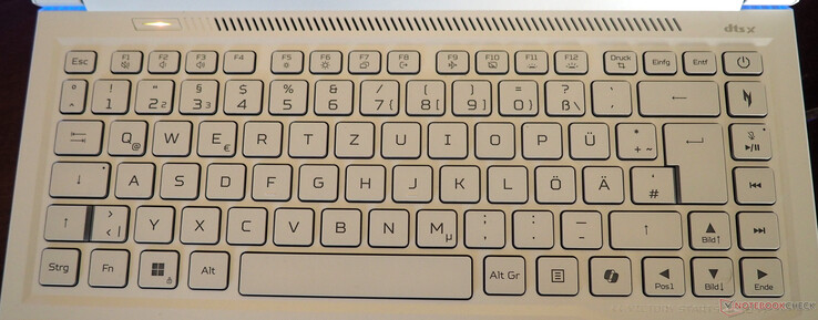 Acer Nitro V14 AI: Toetsenbord